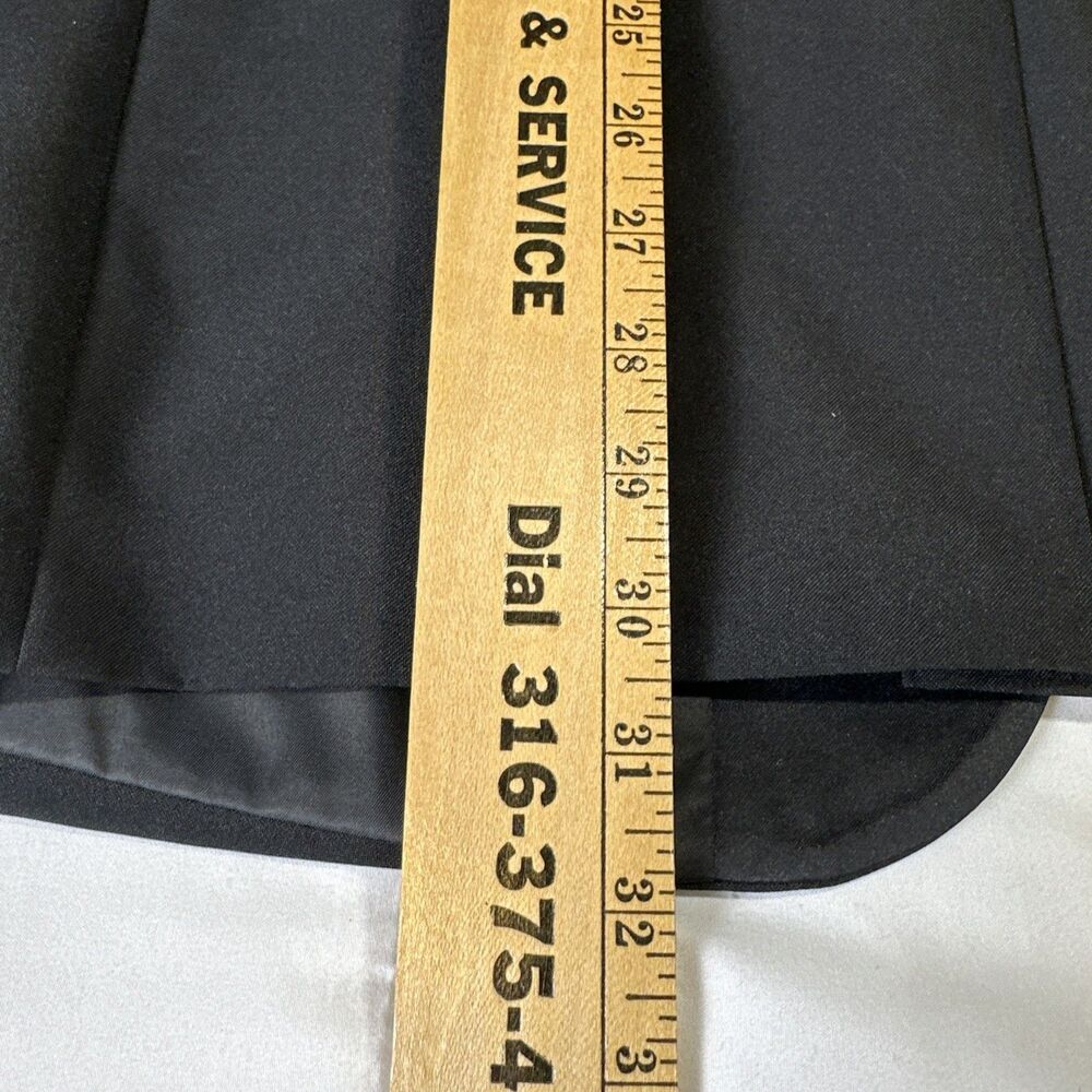 Black Tuxedo Satin Lapel Jacket 42R Pants 34L - Picture 9 of 14